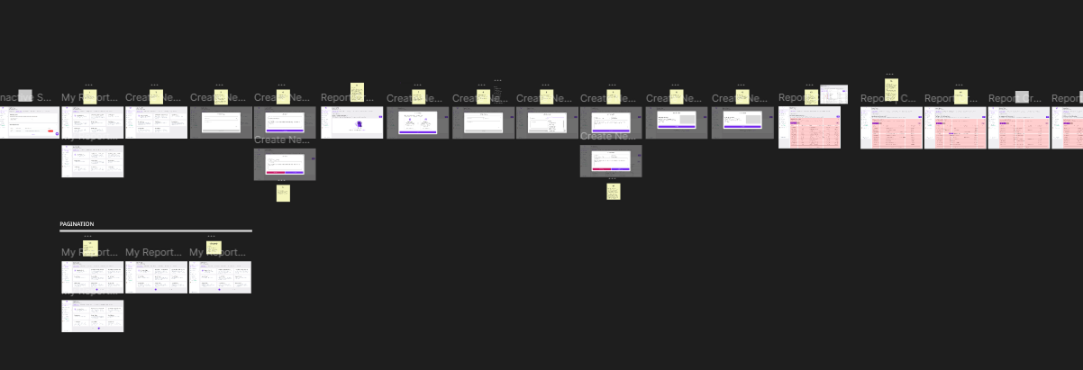 Notes were left for developers on each Figma frame, explaing design decisions, so they could make informed decisions.